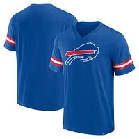 Men's Fanatics  Royal Buffalo Bills Jersey Tackle V-Neck T-Shirt