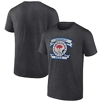 Men's Fanatics Heather Charcoal Buffalo Bills Wingback Carry T-Shirt