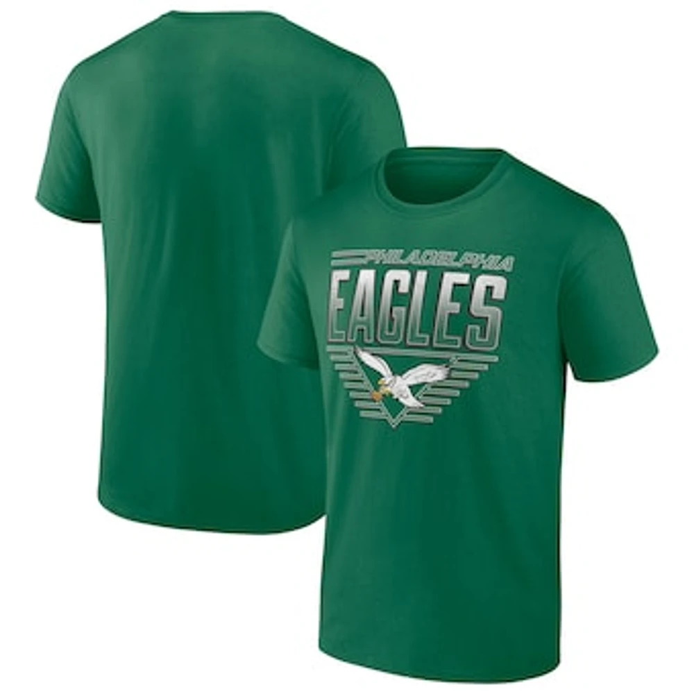 Men's Fanatics Kelly Green Philadelphia Eagles Standard Build T-Shirt