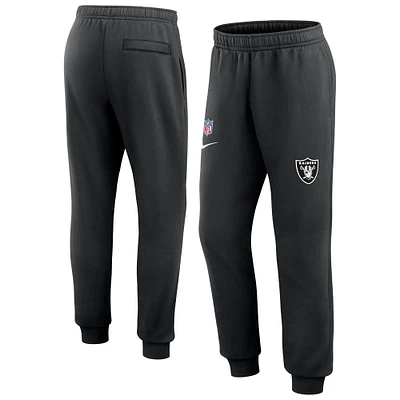 Men's Nike Black Las Vegas Raiders 2023 Sideline Club Jogger Pants