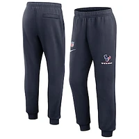 Men's Nike Navy Houston Texans 2023 Sideline Club Jogger Pants