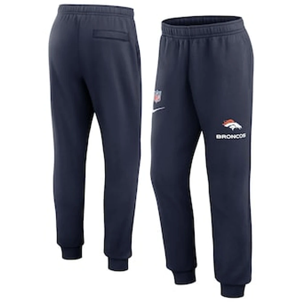 Men's Nike Navy Denver Broncos 2023 Sideline Club Jogger Pants