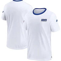 Men's Nike White New York Giants Sideline Coaches Alternate Performance T-Shirt