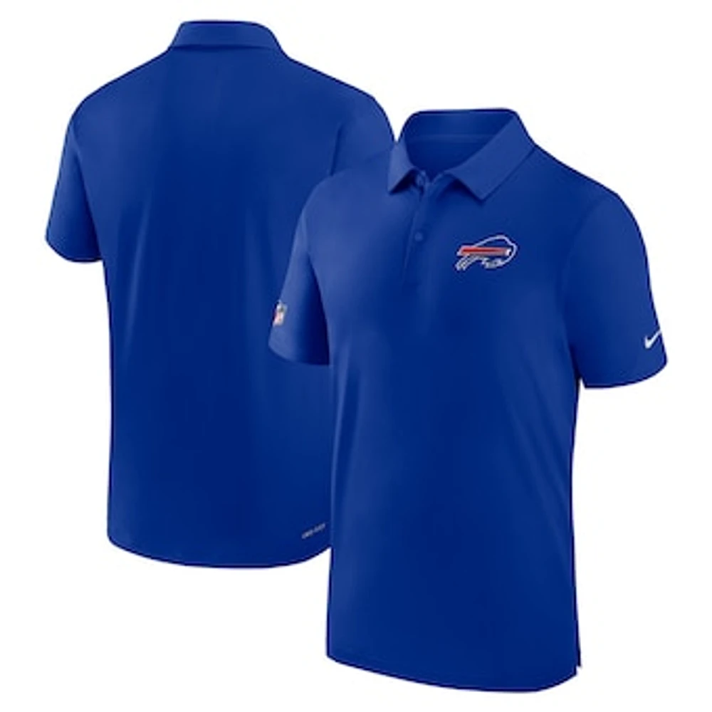 Men's Nike Royal Buffalo Bills Sideline Coaches Performance Polo