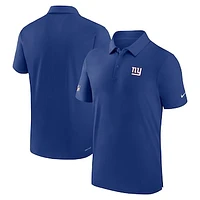 Men's Nike Royal New York Giants Sideline Coaches Performance Polo