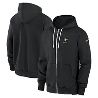 Men's Nike Black New Orleans Saints Sideline Performance Full-Zip Hoodie Jacket