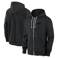 Men's Nike Black Buffalo Bills Sideline Performance Full-Zip Hoodie Jacket