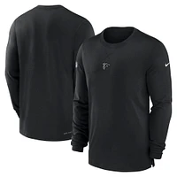 Men's Nike Black Atlanta Falcons 2023 Sideline Performance Long Sleeve T-Shirt