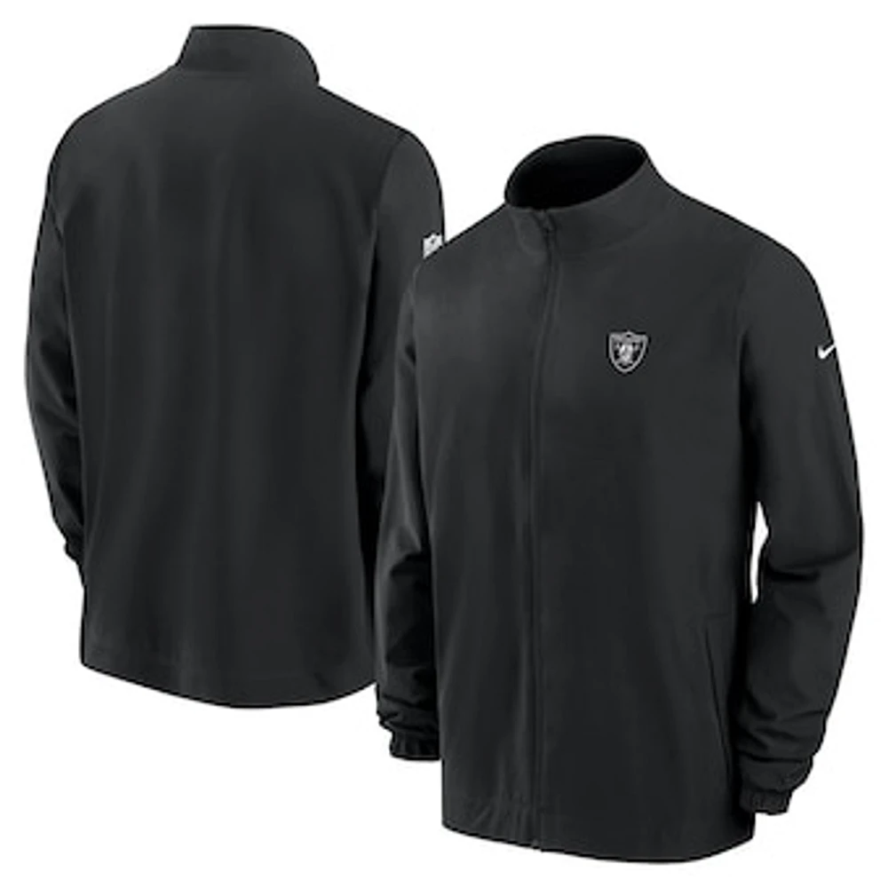 Men's Nike Black Las Vegas Raiders 2023 Sideline Full-Zip Jacket