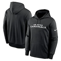 Men's Nike Black Arizona Cardinals Wordmark Performance Pullover Hoodie