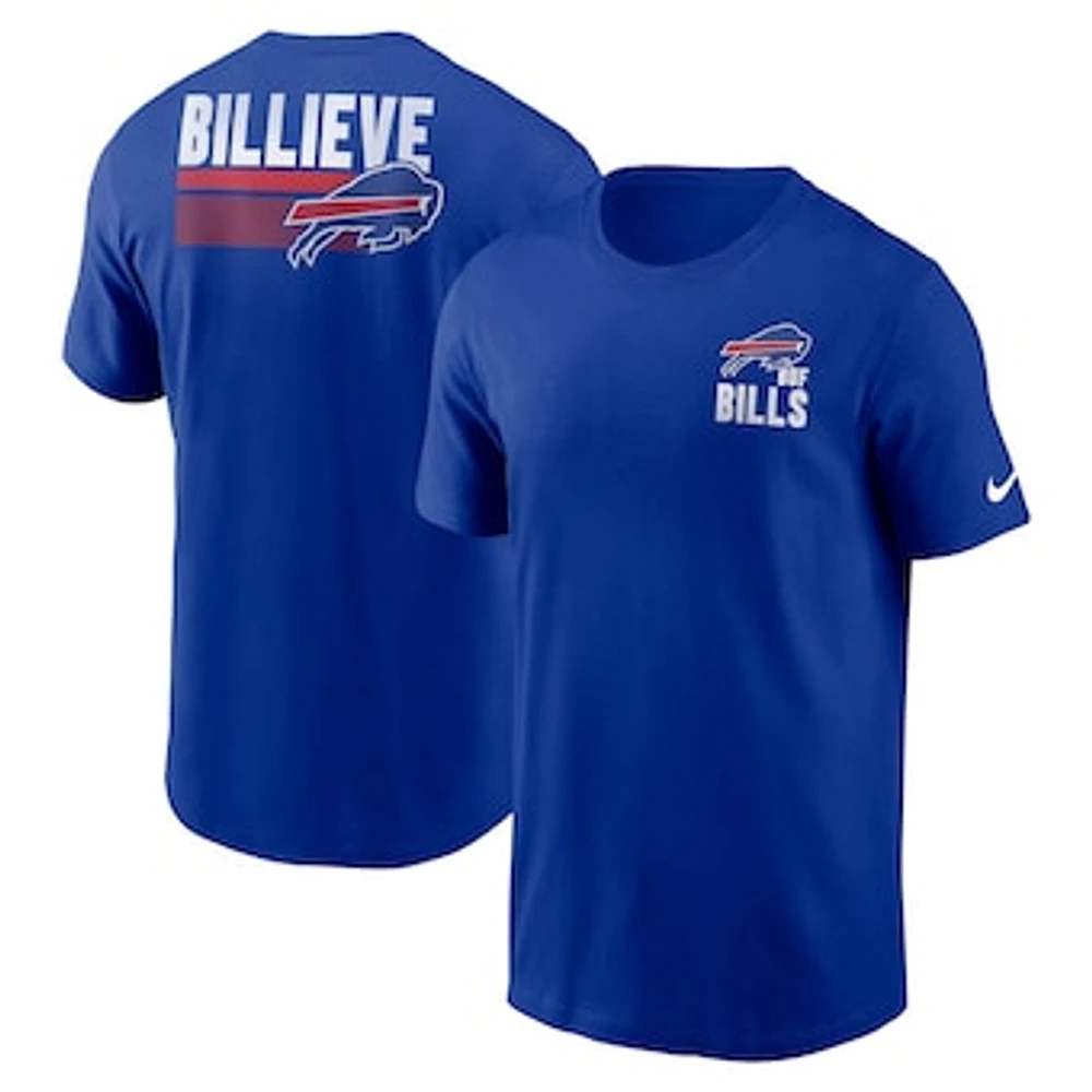 BILLIEVE Men's Nike Royal Buffalo Bills Blitz Essential T-Shirt