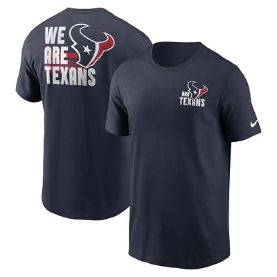 Men's Nike Navy Houston Texans Blitz Essential T-Shirt