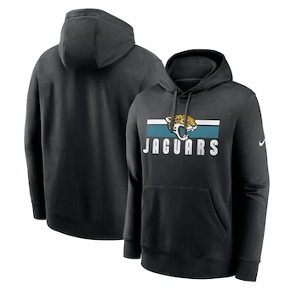 Men's Nike Black Jacksonville Jaguars Club Fleece Pullover Hoodie