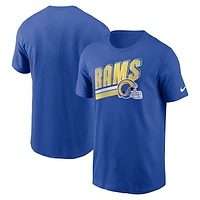 Men's Nike Royal Los Angeles Rams Essential Blitz Lockup T-Shirt