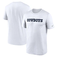 Men's Nike Dallas Cowboys Legend Wordmark Performance T-Shirt