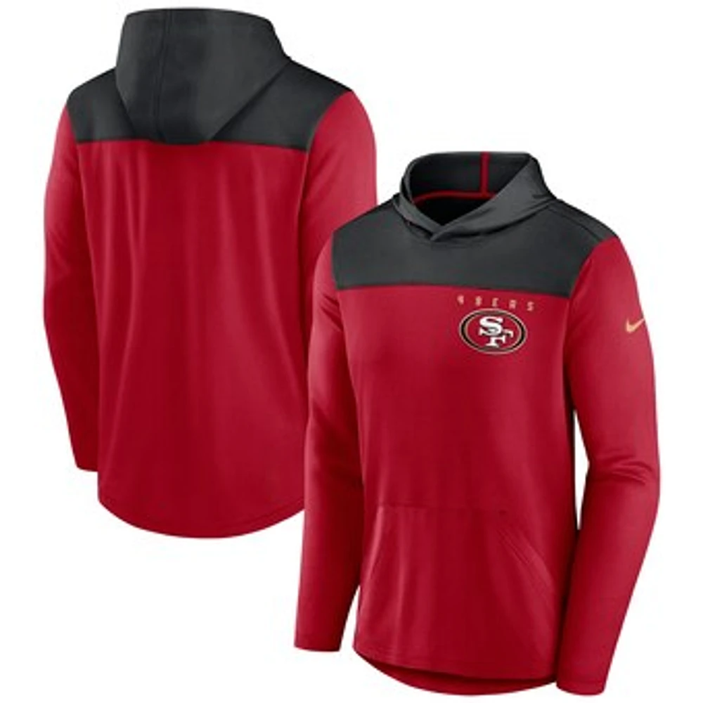 Men's Nike Scarlet San Francisco 49ers Fan Gear Pullover Hoodie