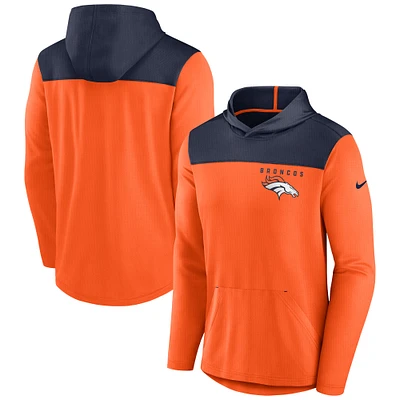 Men's Nike Orange Denver Broncos Fan Gear Pullover Hoodie