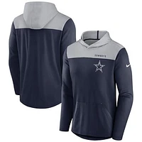 Men's Nike Navy Dallas Cowboys Fan Gear Pullover Hoodie