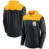 Men's Nike Black Pittsburgh Steelers Fan Gear Pullover Hoodie