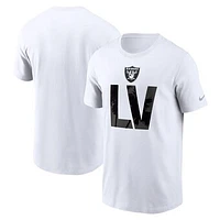 Men's Nike  White Las Vegas Raiders Local Essential T-Shirt