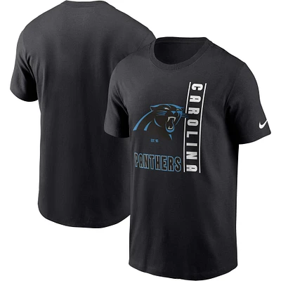 Men's Nike  Black Carolina Panthers Lockup Essential T-Shirt