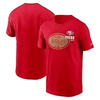 Men's Nike  Scarlet San Francisco 49ers Logo Essential T-Shirt