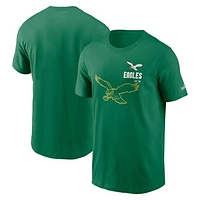 Men's Nike  Kelly Green Philadelphia Eagles Logo Essential T-Shirt