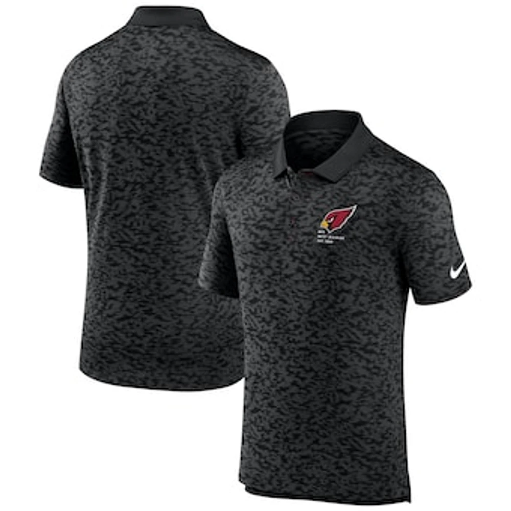 Men's Nike Black Arizona Cardinals Pique Fashion Performance Polo