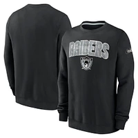 Men's Nike Black Las Vegas Raiders Rewind Club Pullover Sweatshirt