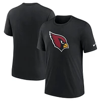 Men's Nike Black Arizona Cardinals Rewind Logo Tri-Blend T-Shirt