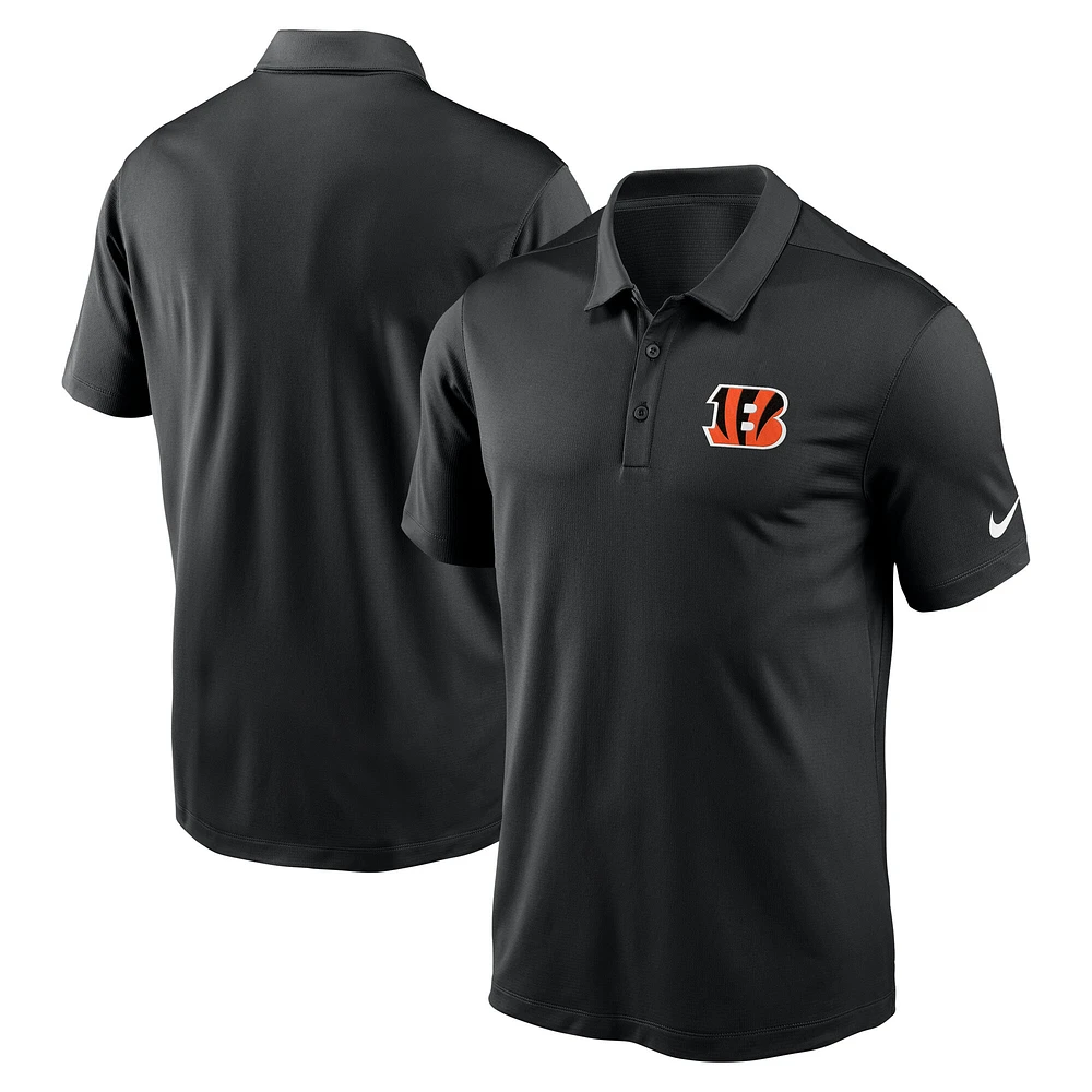 Men's Nike Anthracite Cincinnati Bengals Franchise Performance Polo