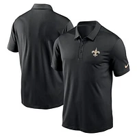 Men's Nike Black New Orleans Saints Franchise Logo Performance Polo