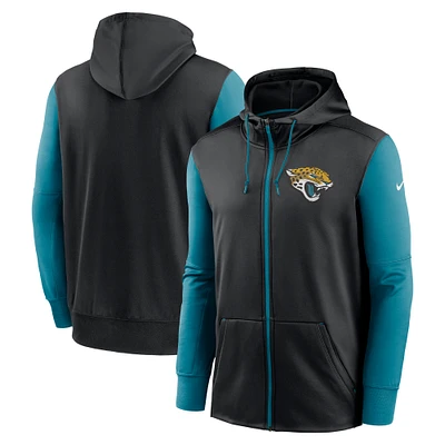 Men's Nike  Black Jacksonville Jaguars Performance Full-Zip Hoodie