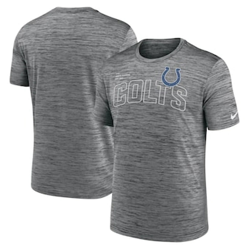 Men's Nike  Anthracite Indianapolis Colts Velocity Arch Performance T-Shirt