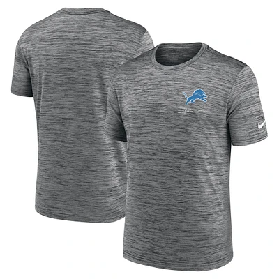 Men's Nike Anthracite Detroit Lions Velocity Performance T-Shirt