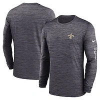 Men's Nike  Black New Orleans Saints Velocity Long Sleeve T-Shirt