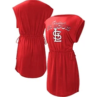 Women's G-III 4Her by Carl Banks Red St. Louis Cardinals G.O.A.T Swimsuit Cover-Up Dress