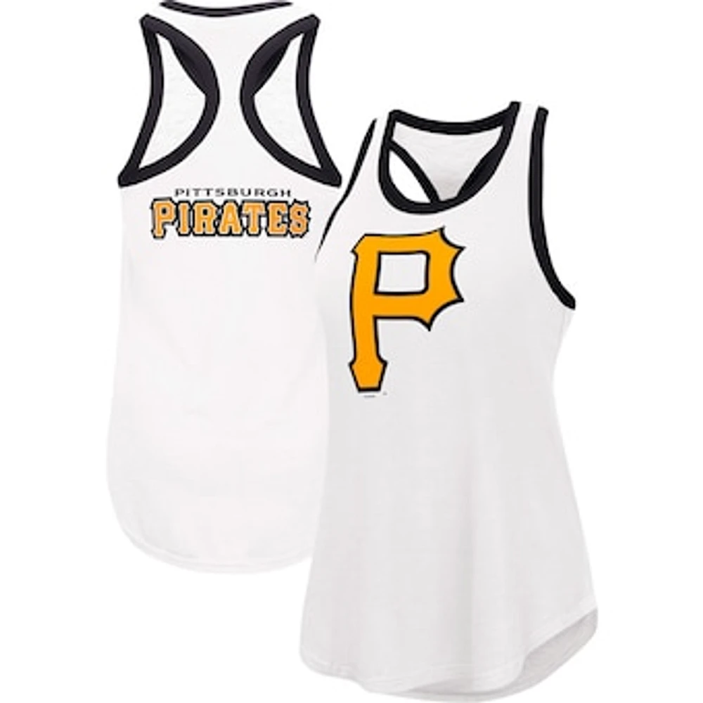 Women's G-III 4Her by Carl Banks White Pittsburgh Pirates Tater Tank Top