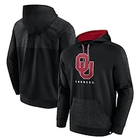 Men's Fanatics Black Oklahoma Sooners Defender Pullover Hoodie