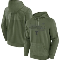 Men's Fanatics Olive Tennessee Volunteers OHT Military Appreciation Stencil Pullover Hoodie