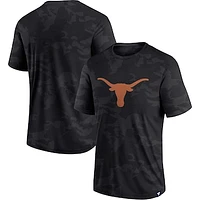 Men's Fanatics  Black Texas Longhorns Camo Logo T-Shirt