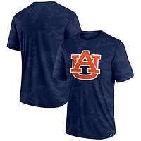 Men's Fanatics  Navy Auburn Tigers Camo Logo T-Shirt