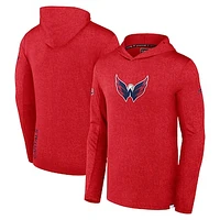 Men's Fanatics Red Washington Capitals Authentic Pro Pullover Hoodie