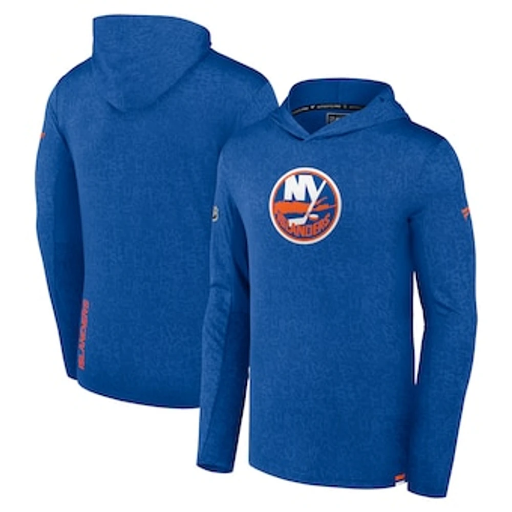 Men's Fanatics  Royal New York Islanders Authentic Pro Lightweight Pullover Hoodie