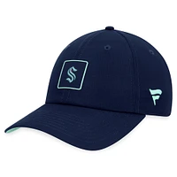 Men's Fanatics  Deep Sea Blue Seattle Kraken Authentic Pro Adjustable Performance Hat