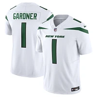 Men's Nike Ahmad Sauce Gardner White New York Jets Vapor F.U.S.E. Limited Jersey