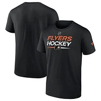 Men's Fanatics Black Philadelphia Flyers Authentic Pro Primary T-Shirt