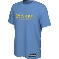 Men's Nike Sky Blue Chicago Sky On Court Legend Essential Practice T-Shirt