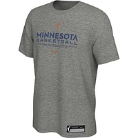 Men's Nike  Gray Minnesota Lynx On-Court Legend Essential Practice Performance T-Shirt