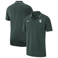 Men's Nike Green Michigan State Spartans 2023 Coaches Performance Polo